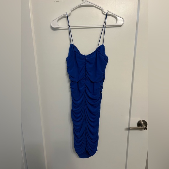 Princess Polly Blue Runched Bodycon Dress - Picture 6 of 9